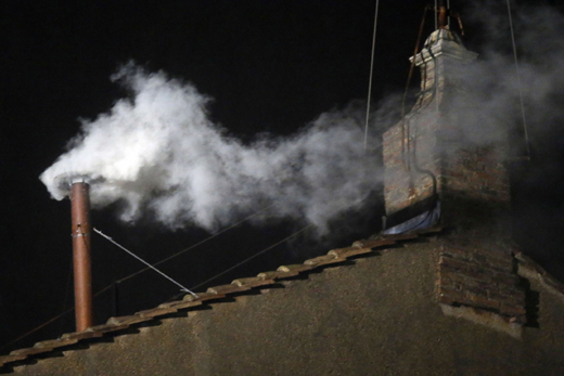 White smoke emerges from Chimnee-Vatican